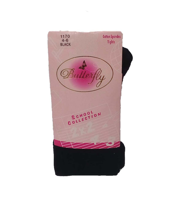 Butterfly school collection cotton spandex tights